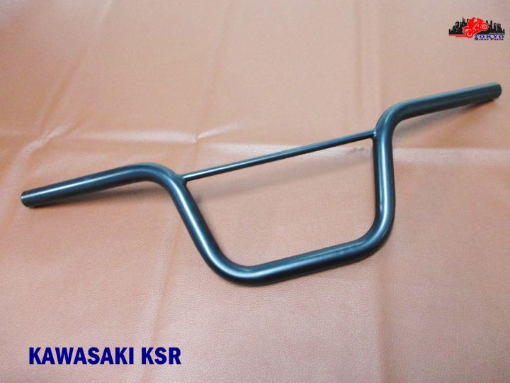 kawasaki-ksr-black-handle-bar-แฮนด์-แฮนด์รถ-แฮนด์มือจับ-สีดำ-ยาว-66-ซม-กว้าง-10-ซม-หนา-22-มม-สินค้าคุณภาพดี