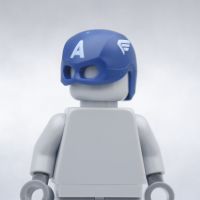 ????????? - Captain America Mask HEADGEAR - LEGO® Minifigures Authentic เลโก้แท้