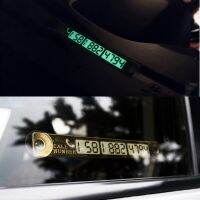 Temporary Car Parking Card Sticker Telephone Number Card Notification Night Light Sucker Plate Car Styling Phone Number Card