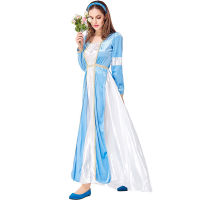 ? Popular Clothing Theme Store~ New Company Annual Party Cos Goddess Dress Athena European And American Court Dress Halloween Costume