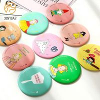 【BEIBEI】 Paper Cartoon Pocket Mirror Mini Size Mirror Travel Mini Mirror Cute Make up CosmeticB2