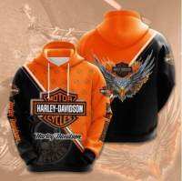 [เสื้อยืด Cloud Sense]    harley-Davidson Mens Pullover Sweatshirt, Bar &amp; Shield Hoodie, Gray 297