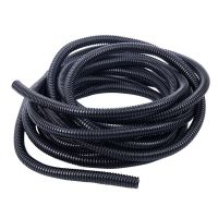 20 Ft Split Wire Loom Conduit Polyethylene Tubing Black Color Sleeve Tube 10mm inner diameter Promotion Cable Management