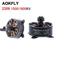 มอเตอร์1500KV AM2306 AOKFLY ไม่มีแปรงถ่าน2306 1800KV 2S ~ 3S 7.4V 11.1V Lipo 12 N14p สำหรับ Aereo Ad Ad Ad Fissa Robatica RC F3P