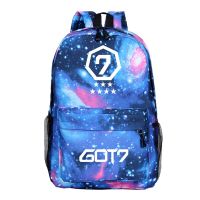 **โค้ด GLAM30 ลด 30%**GOT7 ท้องฟ้าเต็มไปด้วยดาว การ์ตูน กระเป๋าเป้สะพายหลัง นักเรียน กระเป๋านักเรียน กระเป๋าเป้สะพายหลัง