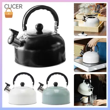 Stainless Steel Stovetop Tea Kettle Portable Kettle Mountaineering