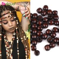 【cw】 17mm 50pcs/bag Wood Dreadlock Beads hair beads for braids Jewelry Making Necklace Braid Hair Accessories 1