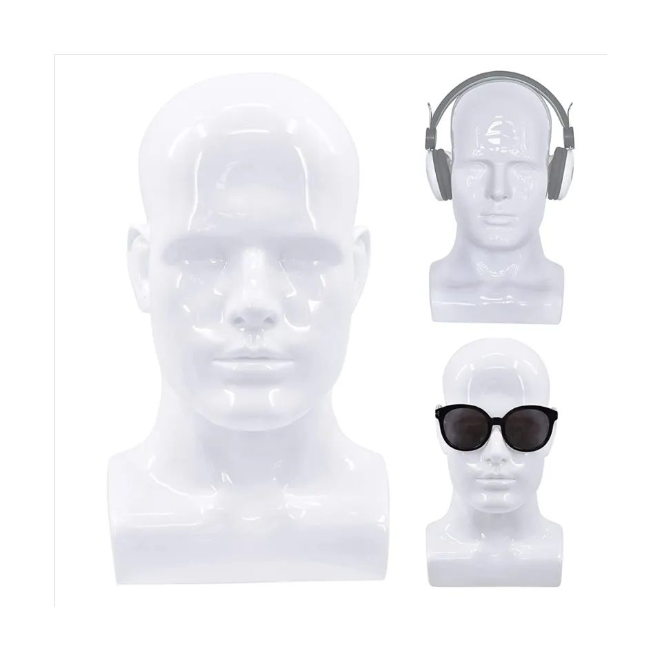 Mannequin head for online headphones