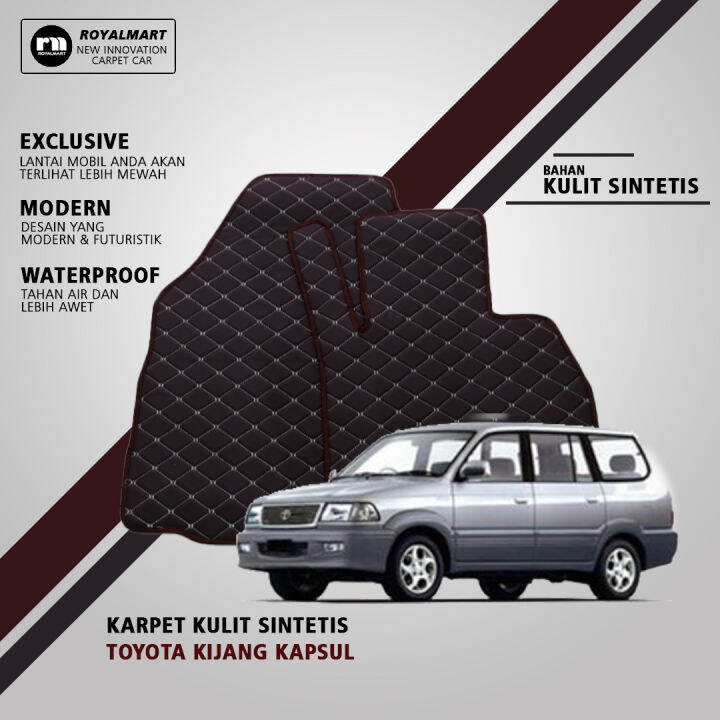 Karpet Mobil Kulit Sintetis 2d Kijang Kapsul Lazada Indonesia