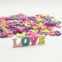 【YF】✵ﺴ  100Pcs Alphabet And Numbers Letters Decoration Multi-coloured  Crafts Kid Education