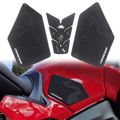 For TRACER 900 TRACER 9 GT 2021 Motorcycle Non-slip Side Fuel Tank Stickers Waterproof Pad Rubber Sticker
