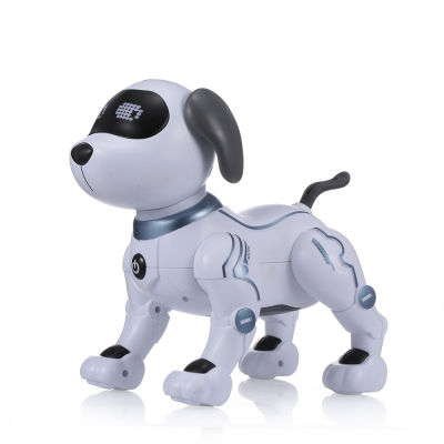 LE NENG ของเล่น K16A อิเล็กทรอนิกส์สัตว์สัตว์เลี้ยง RC หุ่นยนต์สุนัขเสียงของเล่นควบคุมระยะไกลเพลงเพลงของเล่นสำหรับเด็ก RC ของเล่นของขวัญวันเกิด