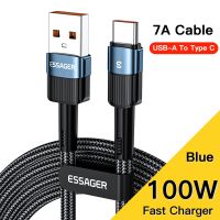 Essager สาย Usb Type C 7a สำหรับ Oppo Cord Huawei สำหรับ P40ข้อมูล Oneplus 100W Nava Honor Charing Xiaomi Samsung Realme เร็ว