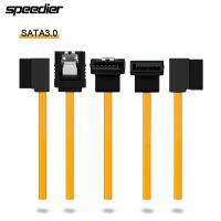 Gold-Plated Ultra-Thin Soft SATA 3.0 Data Cable Down/Left/Right Angled SATA High-Speed Computer Double Head Hard Disk Cable 30cm