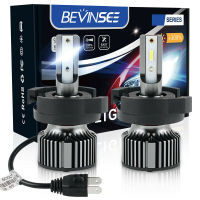 Bevinsee H7 LED Headlight Bulbs Adapted Sockets Holder 12V LED Lights For VW Passat B6 Volkswagen Old Magotan Alfa Romeo