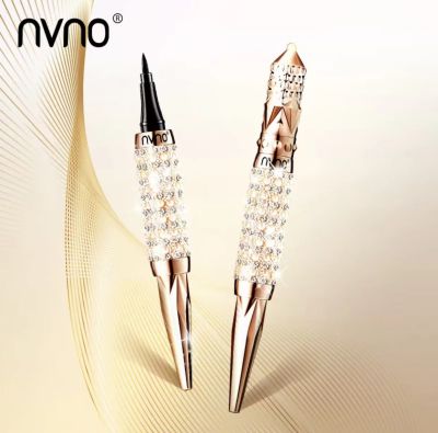 NVNO อายไลเนอร์ หัวแปรงเรียวแหลม ปลายปากกา แห้งเร็วกันน้ำและติดทนนาน มี3 สี
