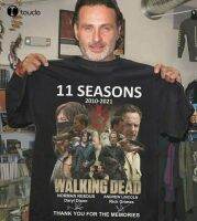 ข้อเสนอพิเศษ 11 Seasons The Walking Dead 11Th ครบรอบ2010-2021ภาพยนตร์ Tee เสื้อทำงานเสื้อผู้หญิงที่กำหนดเอง Aldult วัยรุ่น UnisexS-5XL