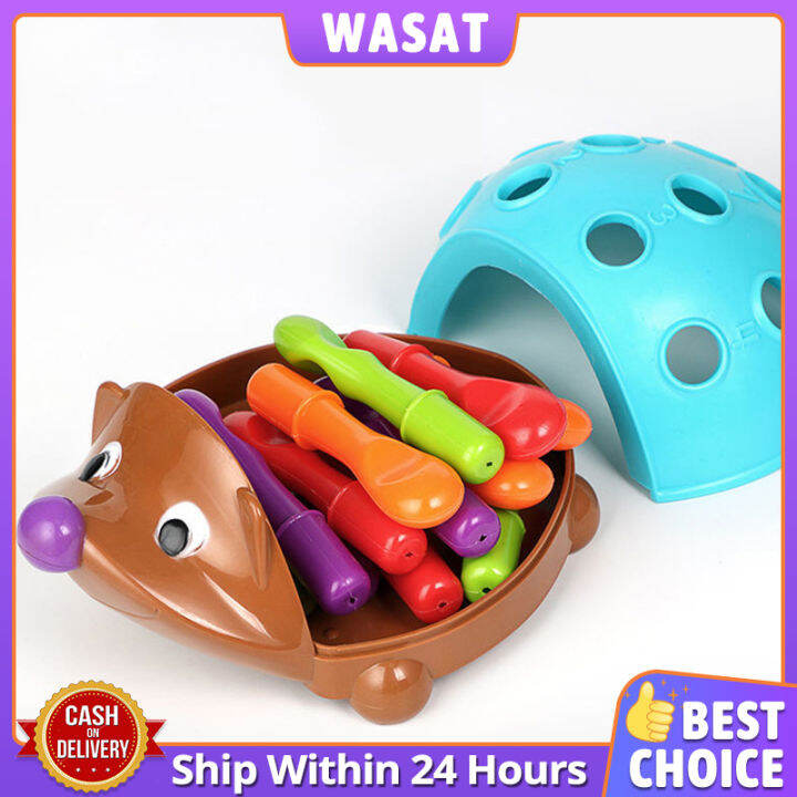 Fine Motor Educational Hedgehog Game Montessori Sensory Toy for