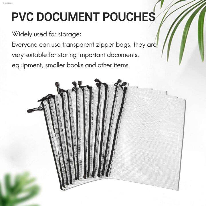 12-pcs-zipper-file-bag-a4-zipper-mesh-bag-board-game-storage-bag-pvc-file-bag-office-supplies-storage-bag-34cmx24cm