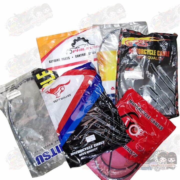 LJ Motorcycle gas throttle cable xrm tmx 155 wave 125 barako tc125 dio ...