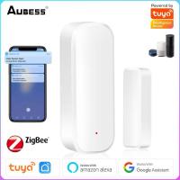 Tuya สมาร์ท Zigbee เซ็นเซอร์ประตูปลุกหน้าต่างประตูเปิดปิดตรวจจับการป้องกันความปลอดภัยสมาร์ทบ้านชีวิตเสียงสำหรับ Alexa