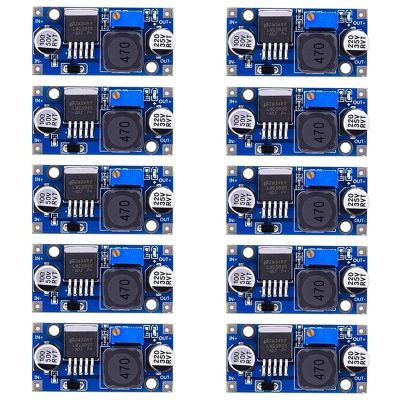 10 Pack LM2596 DC-DC Adjustable Buck Converter  3.0-40V to 1.5-35V Power Supply Step Down Voltage Regulator Module Electrical Circuitry Parts