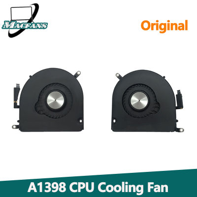 Original A1398ซ้ายขวา CPU พัดลมระบายความร้อนสำหรับ Pro Retina 15 "A1398 Cooler 923-009 610-0191 610-0221-A 2012-2015ปี