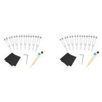 Tuning Fork, 7 Chakras+1 Soul Purpose Weighted Tuning Forks,Aluminum Alloy Instrument 126.22-141.27 Hz Etc