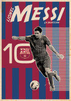 โปสเตอร์นักฟุตบอล Messi เมสซี่ รับทำ โปสเตอร์ติดผนัง ของแต่งบ้าน แต่งห้องนอน 77poster