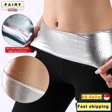Body Shaper Slimming Sauna Pants Shorts Thermal High Waist Fat Burning  Sweat Capris Butt Lifting Tummy Control Workout Shapewear