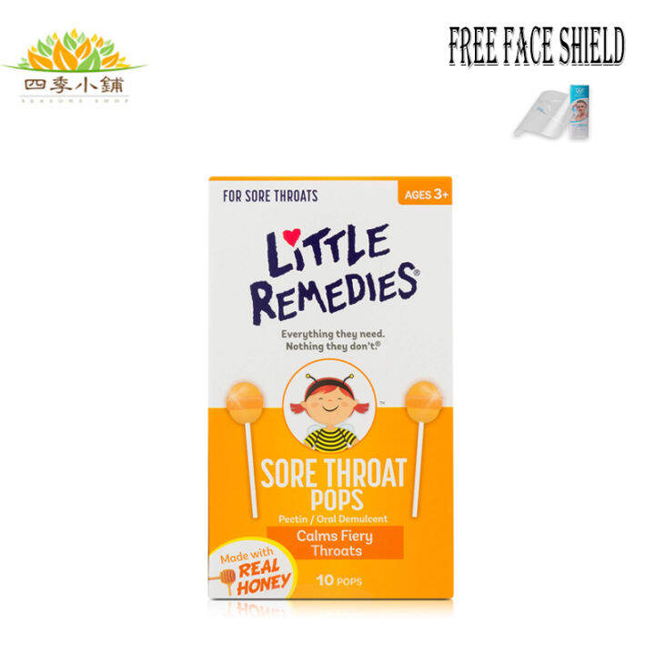 Little Remedies Sore Throat Pops, 10 Count Lazada PH