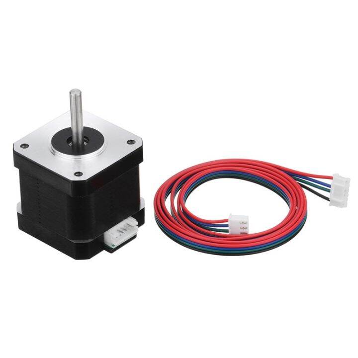 17hs8401 Stepper Motor 4 Lead 42 Series Motor 1 8a Motor Double Shaft With 30cm Line For Cnc