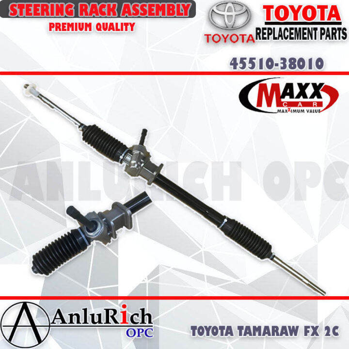 STEERING RACK AND PINION ASSEMBLY TOYOTA TAMARAW FX 2C MAXX PART NO ...