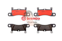 P65 027C ผ้าเบรก-R-แท้ BREMBO รุ่น Ceramic : PORSCHE คาเยนน์ Cayenne (92A) 3.0 Diesel, 3.6, 4.2 Diesel, 4.8 10-&amp;gt; การันตีคุณภาพมาตรฐานโดย " เครอป อะไหล่ยนต์"