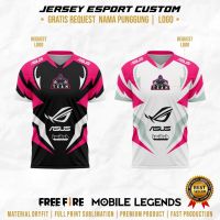 T SHIRT - (All sizes are in stock)   Mobile Legend Free Fire T-shirt  (You can customize the name and pattern for free)  - TSHIRT