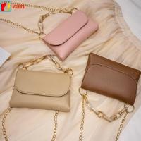 ZAN แบบพกพาได้ เล็กๆน้อยๆ สี่เหลี่ยมสี่เหลี่ยม กระเป๋า Crossbody ถุงช้อปปิ้งถุง กระเป๋าถือสะพายไหล่ โซ่ห่วงโซ่