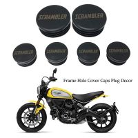 สำหรับ Ducati Scrambler 400 800 2014 2015 2016 2017 2018 2019 Kuip สกรูกรอบฝาครอบฝาปิดหลุมปลั๊กตกแต่งชุดฝาครอบกรอบ6ชิ้น