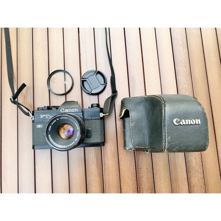 กล้องฟิล์ม-canon-ftb-พร้อมเลนส์-canon-เต็มระบบ