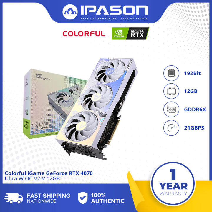 COLORFUL GeForce RTX 4070 NB EX-V Graphics Card GDDR6x 192Bit