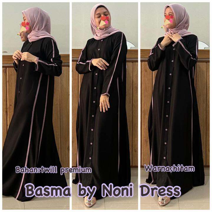 Gamis Arab Cantik BASMA By Noni Dress | Lazada Indonesia