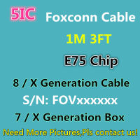 10pcslot Foxconn USB Charger Cable Original 5IC E75 Chip Data Sync Charigng Cable 1M 3FT OD 3.0mm Mobile Phone Cables With Box