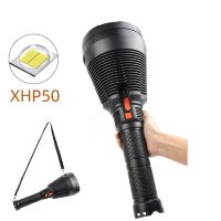 High-Power Patrol USB Rechargeable Flashlight Red Yellow Blue Lens Can Be Changed Outdoor Strong Light Detection Portable Lamp Rechargeable  Flashligh