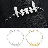 Adjustable Bracelet Anti-rust Wrist Decoration Warm Family Cartoon Decoration Bracelet for Gifts