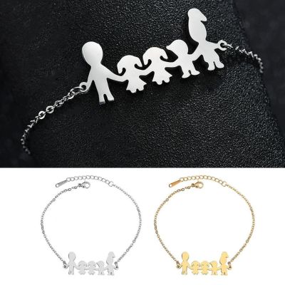Adjustable Bracelet Anti-rust Wrist Decoration Warm Family Cartoon Decoration Bracelet for Gifts