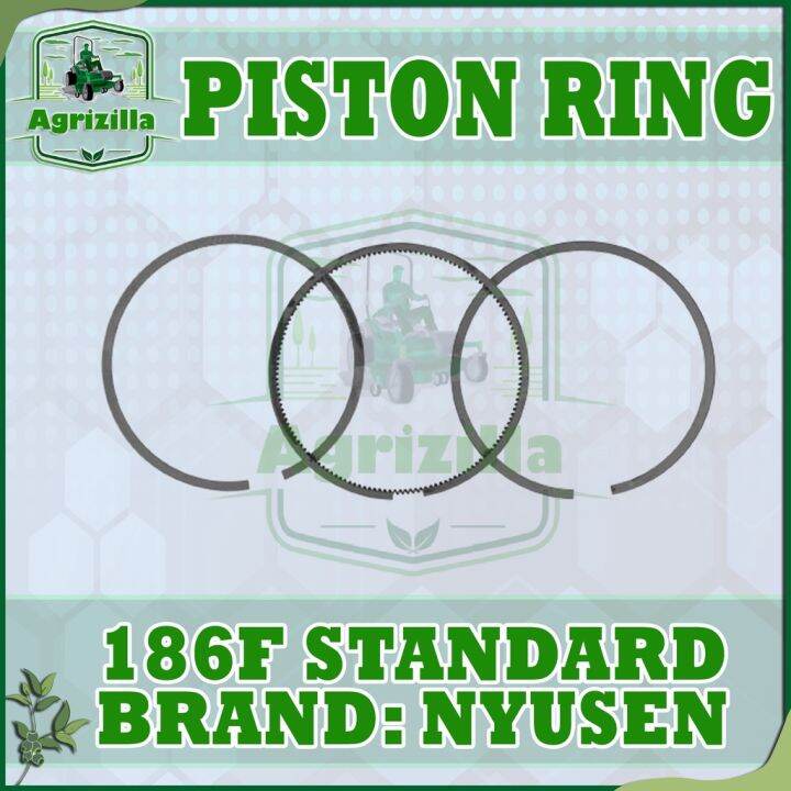 Piston Rings For 4 Stroke 9 HP (186F) Diesel Power Tiller / Cultivator, 186F -029