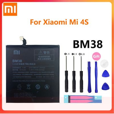 100% Original Xiao Mi BM38 3260MAh แบตเตอรี่สำหรับ Xiaomi 4S Mi4S M4S โทรศัพท์คุณภาพสูงเปลี่ยนแบตเตอรี่