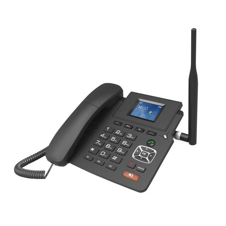 P03-4G Desktop Wire-less Telephone 4G VOIP Phone Support 2 SIP Accounts ...