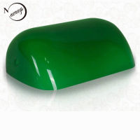 GreenBlueAmberWhite color GLASS BANKER LAMP COVERBankers Lamp Glass Shade lampshade