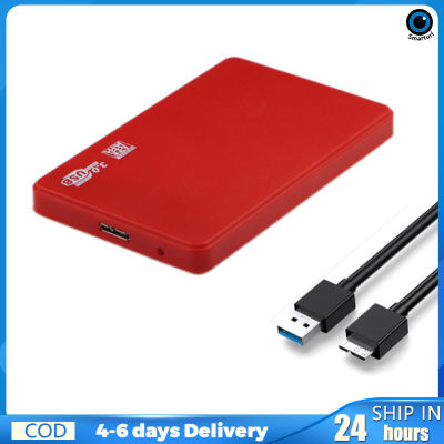 ตู้ฮาร์ดไดรฟ์เสริม2.5นิ้ว3.0 USB 5Gbps,อะแดปเตอร์กล่องฮาร์ดดิสก์ปราศจากเครื่องมือพกพาใช้ได้กับอะแดปเตอร์ HDD SSD