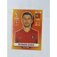 Ruben Dias สติ๊กเกอร์สะสม ฟุตบอลโลก world cup 2022 Portugal ของสะสมทีมฟุตบอล โปรตุเกส